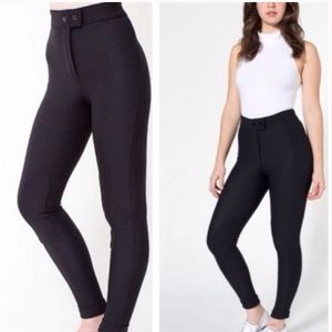American Apparel Black Riding Pant size small